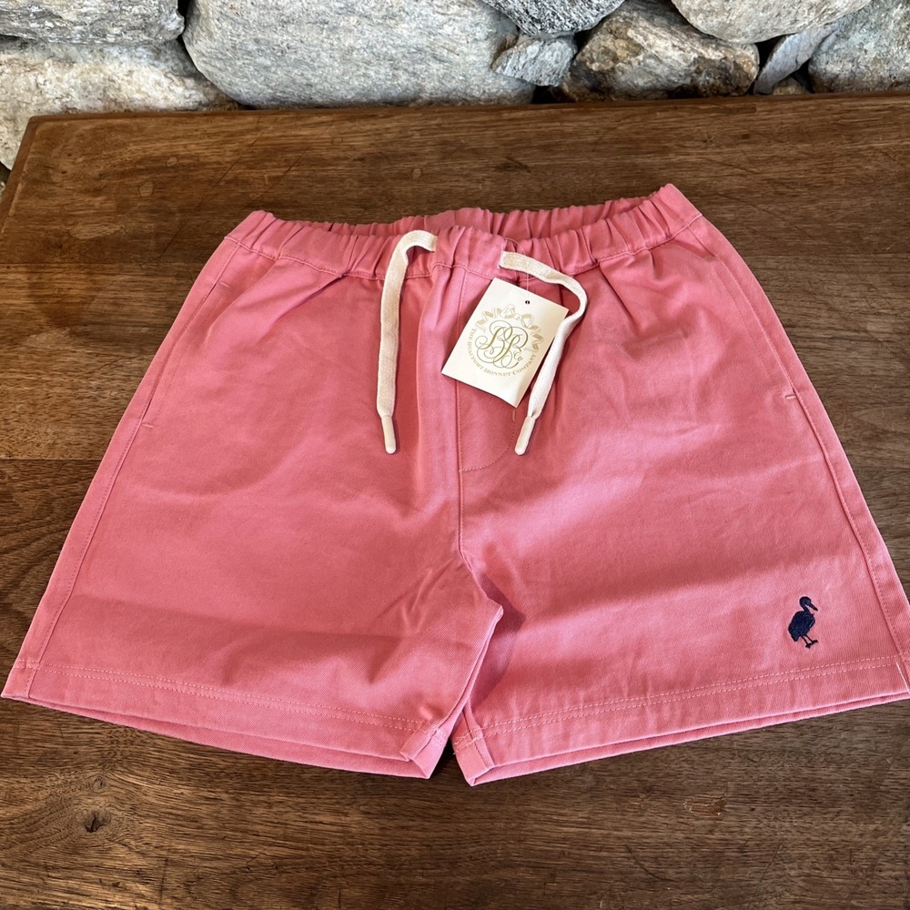 Beaufort Bonnet Co Boys Nantucket Red Shelton Shorts, Striped Polo Shirt Outfit - Picture 2 of 14